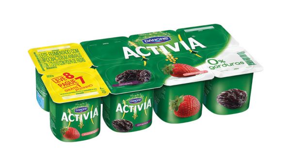 73959 - Activia 0% Polpa Morango/Ameixa 800 grs