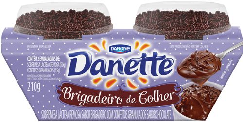 82369 - DANETTE BRIGADEIRO DE COLHER 212 GRS